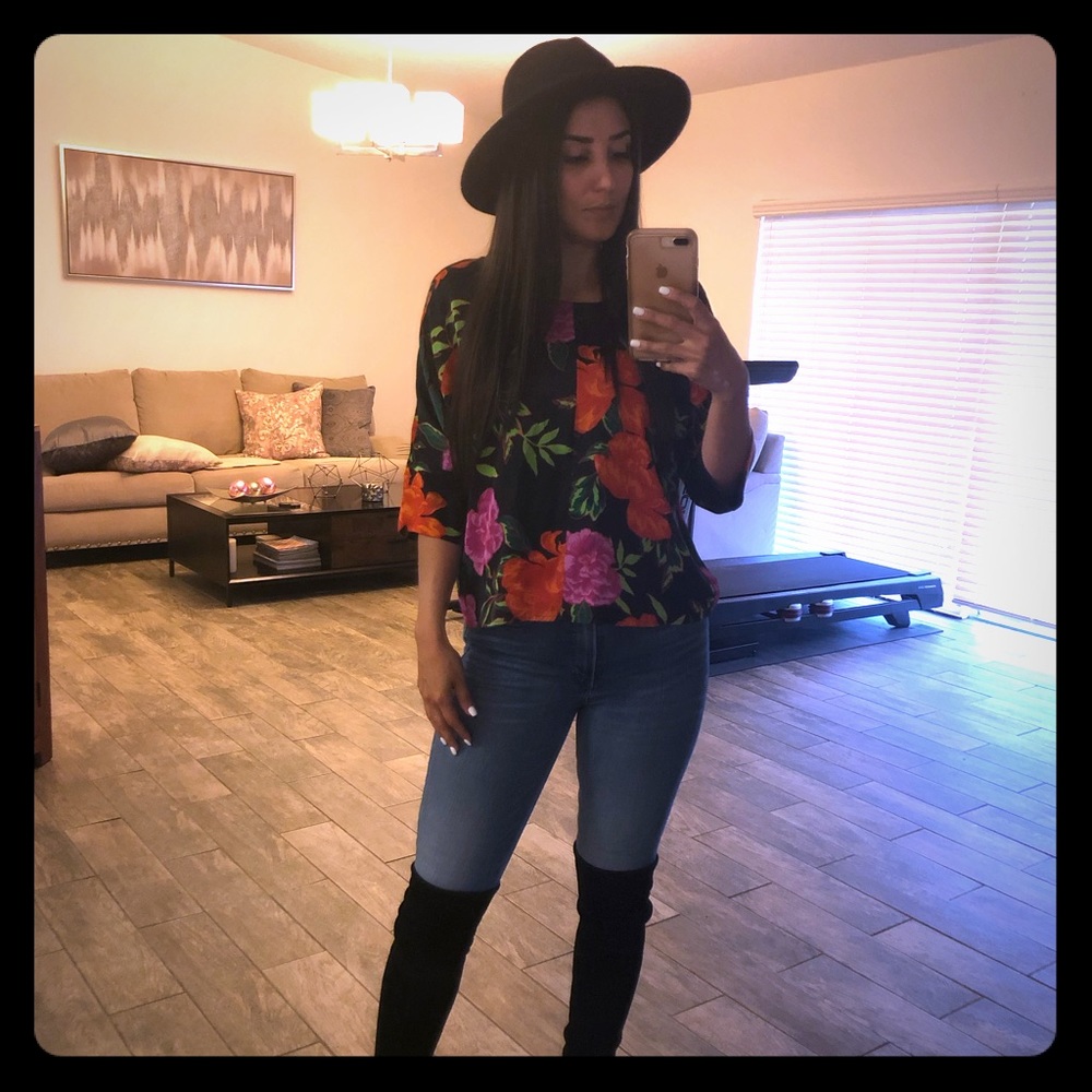 Floral Pattern Blouse